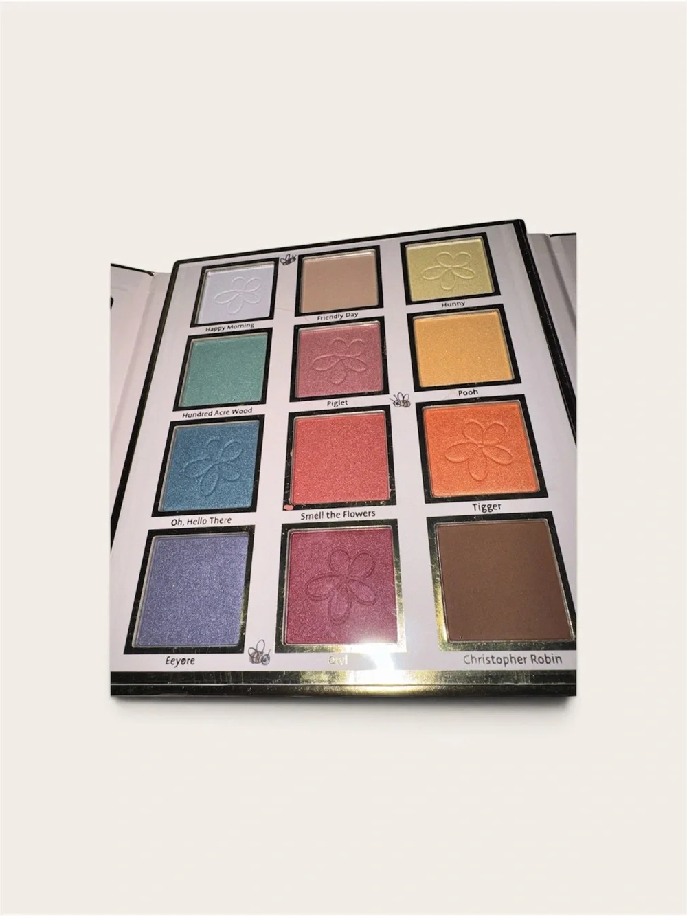 Disney Winnie the Pooh Eyeshadow Palette — Pink Floral Artwork